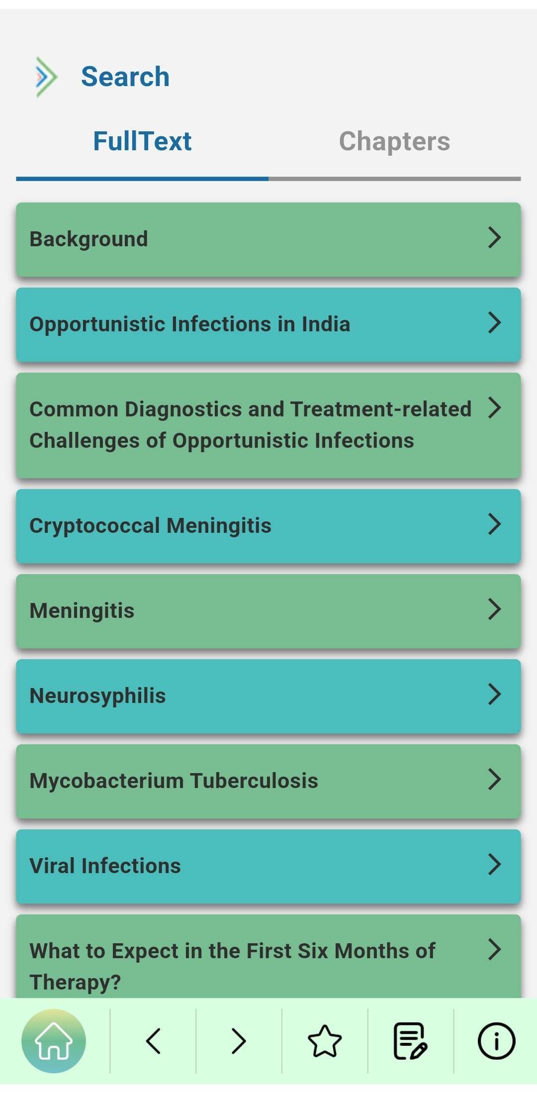 Mobile Application on National Guidelines on HIV care and treatment